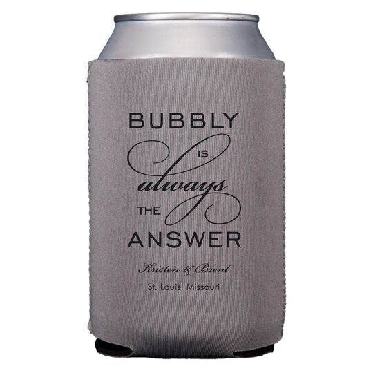 Bubbly is the Answer Collapsible Huggers